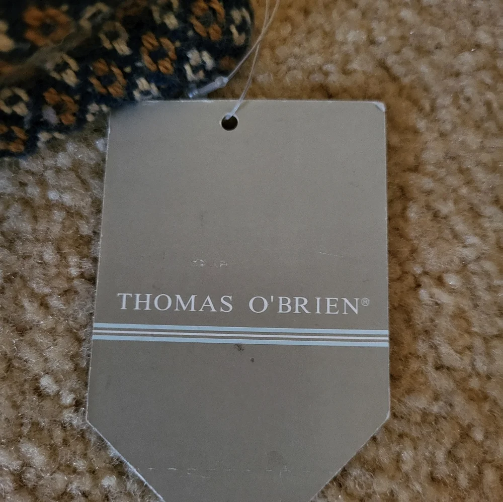 NEW Thomas O' Brien Geometric Patterned Throw Pillow